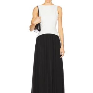 Lovers + Friends Black and White Maxi Dress